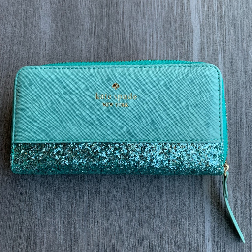Kate Spade wallet - cute color with bling